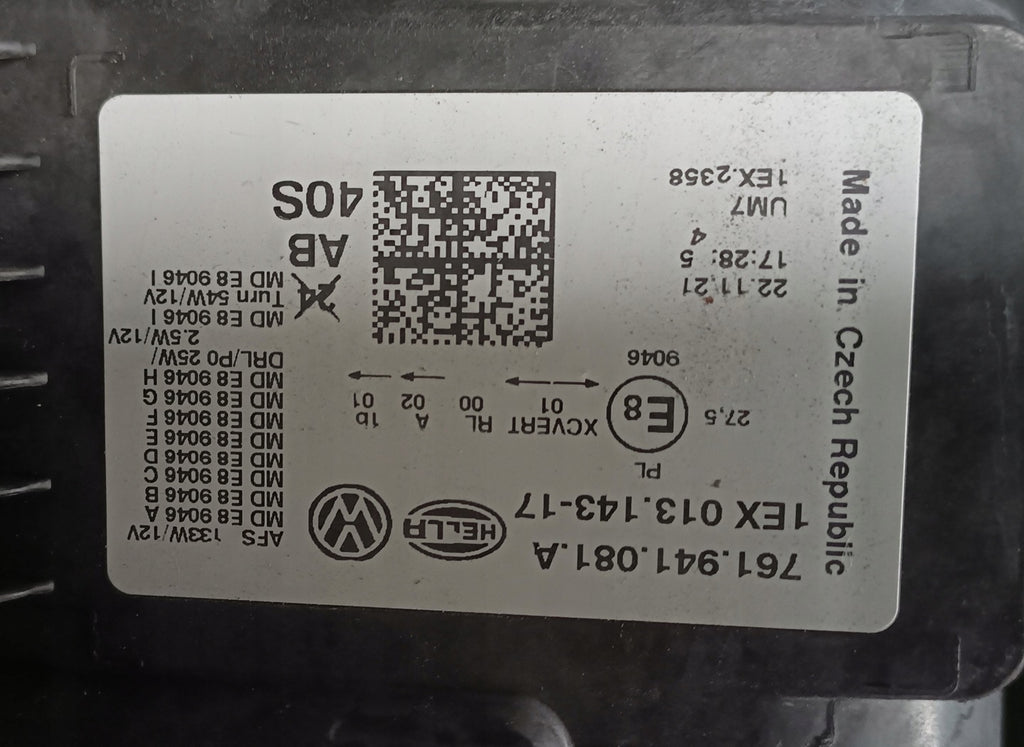 Frontscheinwerfer VW Touareg 761941082A 761941081A Full LED Rechts oder Links