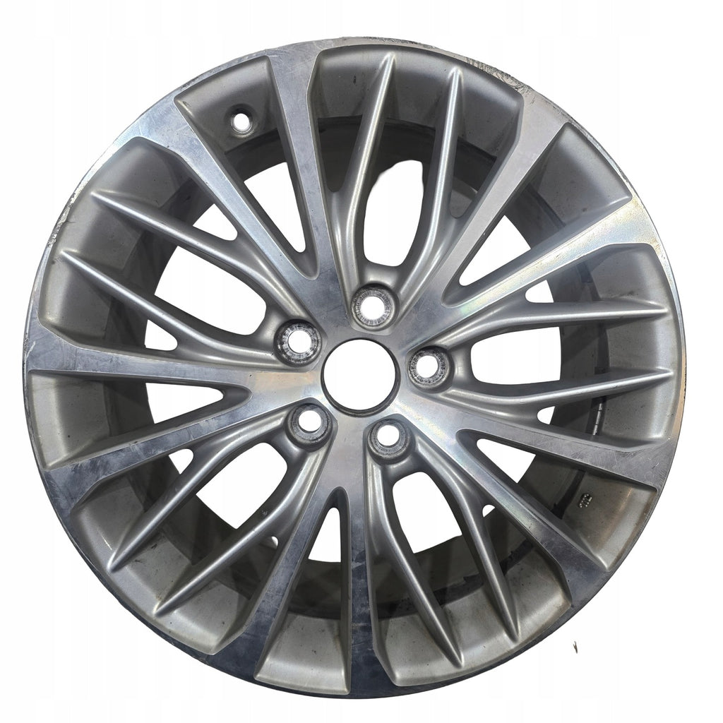 1x Alufelge 18 Zoll 8.0" 5x114.3 50ET Glanz Silber 42611-33C80 Toyota Camry