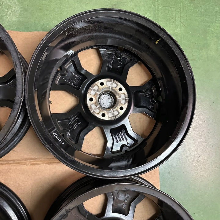 4x Alufelge 17 Zoll 6.5" 5x114.3 50ET Glanz Schwarz 403005180R Renault Rim Wheel FEL9395714729jt
