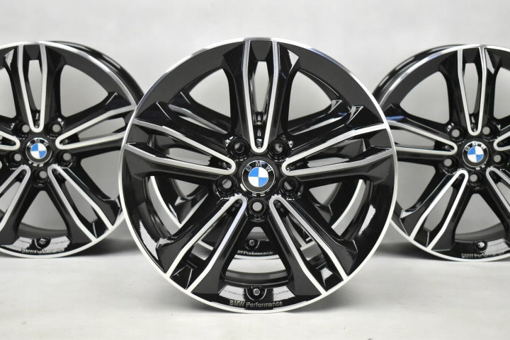 4x Alufelge 17 Zoll 7.5" 5x112 54ET Glanz 6856087 BMW F21 F40 Mg Rim Wheel FEL5990571970gm