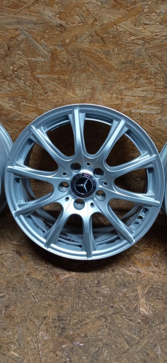 4x Alufelge 16 Zoll 6.5" 5x112 38ET A2054012400 Mercedes-Benz W205 Rim Wheel FEL7622993246fm