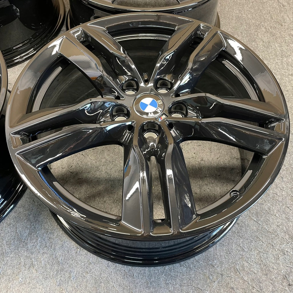 4x Alufelge 18 Zoll 7.5" 5x112 51ET Glanz Silber 7850456 BMW X1 F48 Rim Wheel FEL3207411838yp