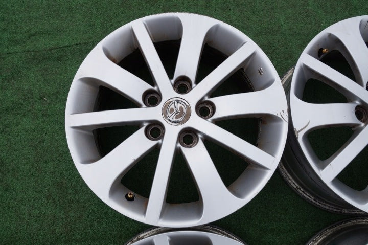 4x Alufelge 16 Zoll 6.5" 5x114.3 52 5ET Glanz Silber 9965516560-1 Mazda 3 5 I FEL4226237766vc