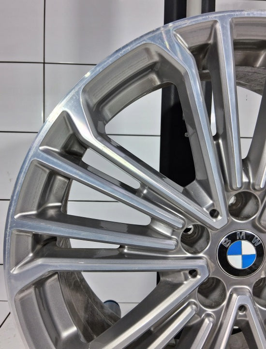 1x Alufelge 19 Zoll 5x112 32ET Glanz Silber 6877331 BMW G01 Rim Wheel FEL1559801016mw
