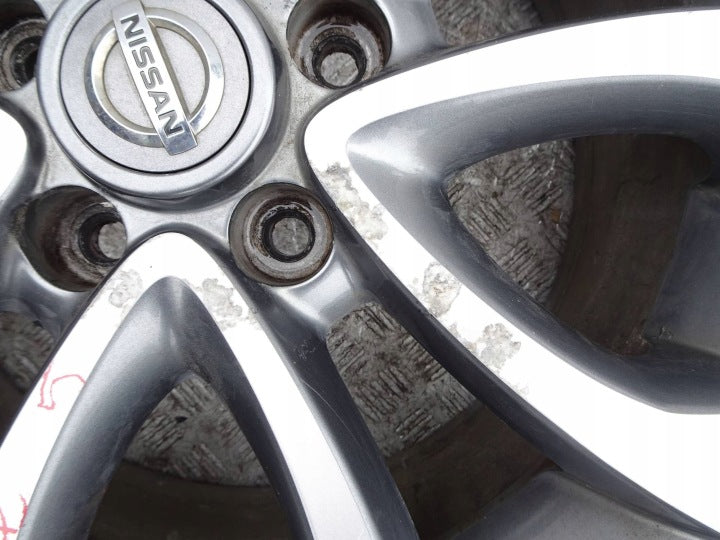 1x Alufelge 17 Zoll 5x114.3 47ET 5X1143 Nissan Qashqai J11 Rim Wheel FEL6272400138xh
