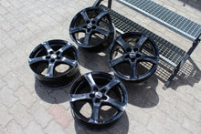 Load image into Gallery viewer, 4x Alufelge 17 Zoll 7.0" 5x114.3 40ET Glanz Schwarz KBA-48362- Hyundai I FEL4119468009rv
