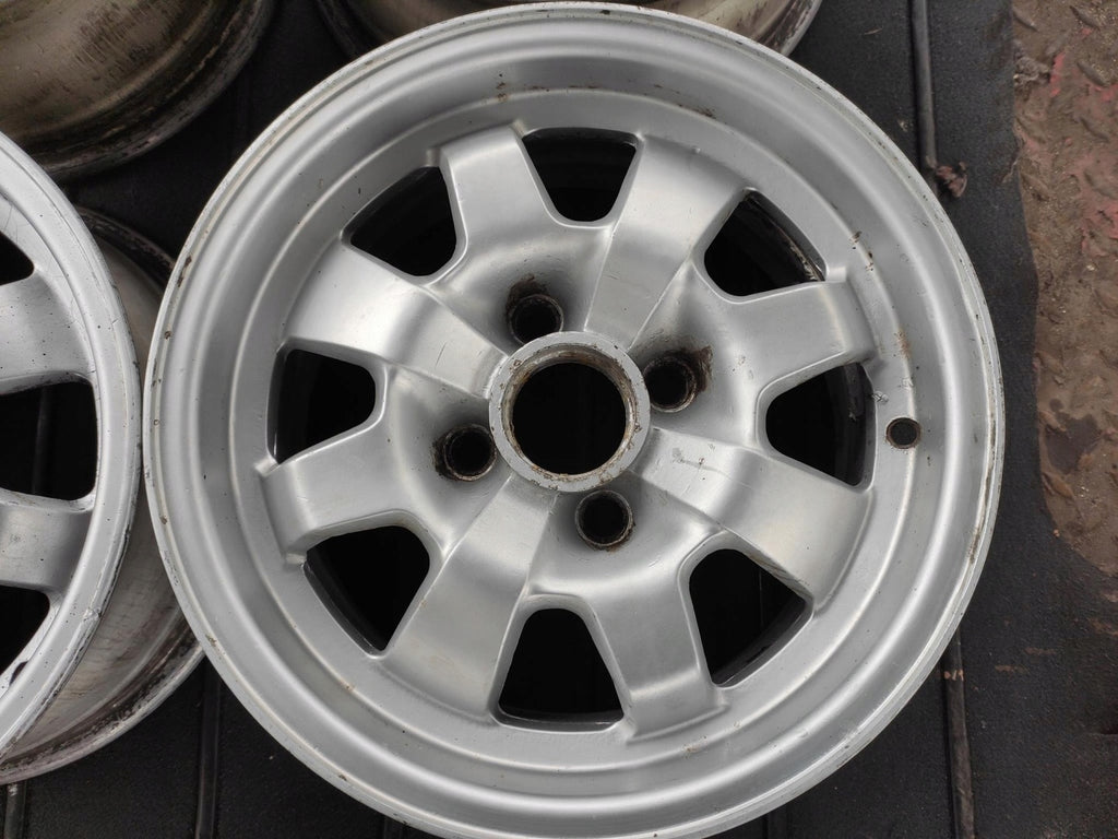 4x Alufelge 14 Zoll 6.0" 4x108 33ET Silber 477601031B Citroën I 924 Rim Wheel FEL4704695369rl