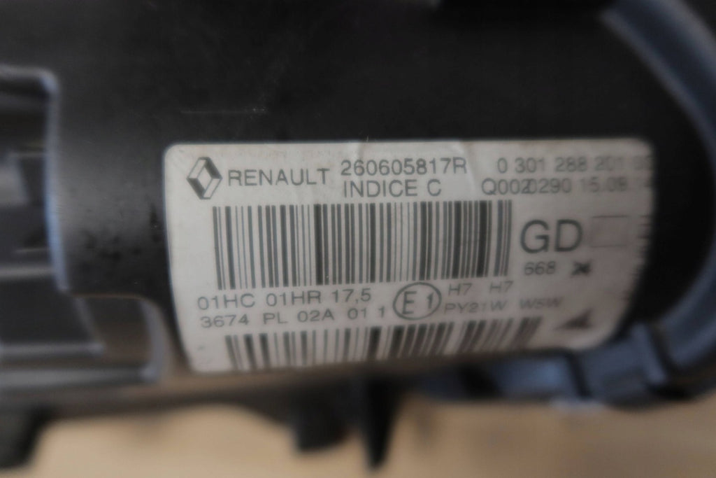 Frontscheinwerfer Renault Megane III 260605817 Links Scheinwerfer Headlight SCH5791613207am