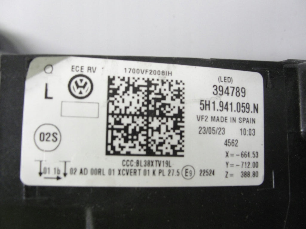 Frontscheinwerfer VW Golf VIII 5H1941059N Full LED Links Scheinwerfer Headlight SCH7965467331zc