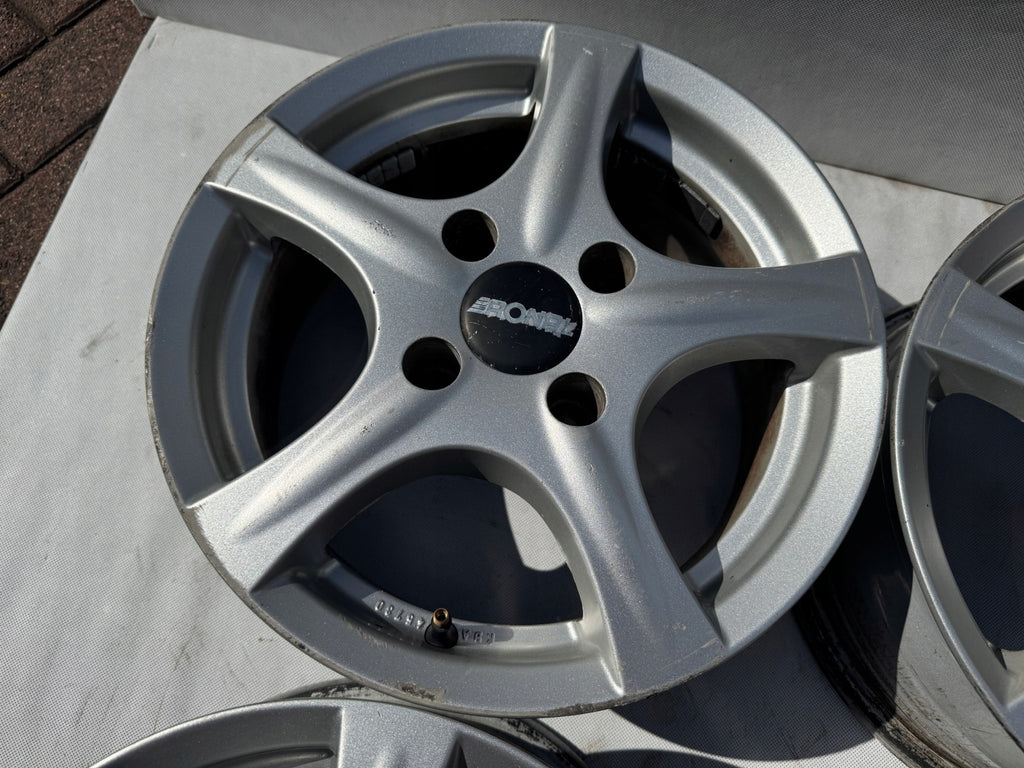 4x Alufelge 14 Zoll 6.0" 4x108 13ET Silber 42R4604250 Peugeot I Rim Wheel FEL6356566610fb