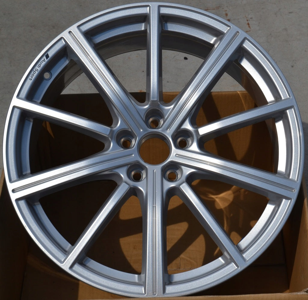 1x Alufelge 20 Zoll 8.5" 5x112 38ET Glanz Silber 83A601025BC Audi Rim Wheel FEL5403289866ox
