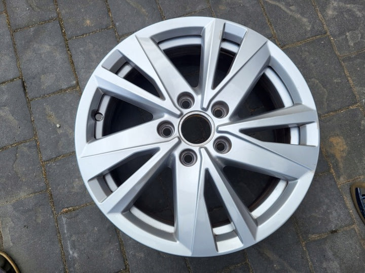 1x Alufelge 16 Zoll 6.5" 5x112 567890326789 VW Touran Rim Wheel FEL1710404764qz