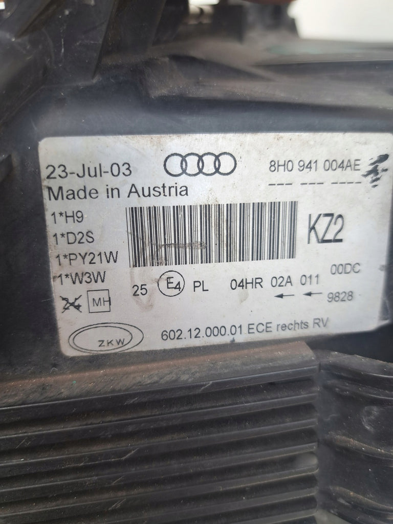 Frontscheinwerfer Audi A4 B6 LPR177 Xenon Rechts Scheinwerfer Headlight SCH6850470656jl