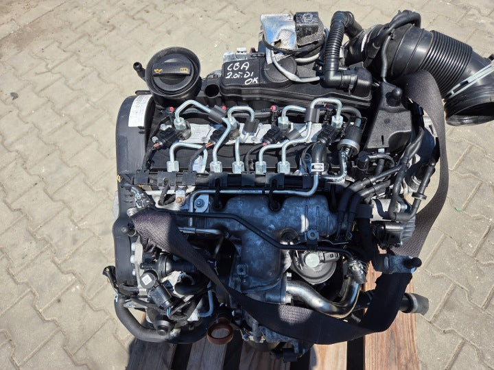 Motor VW Passat B7 Golf VI II CBA 2.0 TDI 129TKm Diesel Engine Komplett MOT1361492365pl