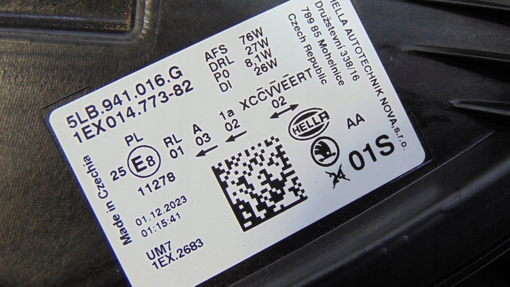 Frontscheinwerfer Skoda Enyaq IV 5LB941016A Full LED Rechts Headlight