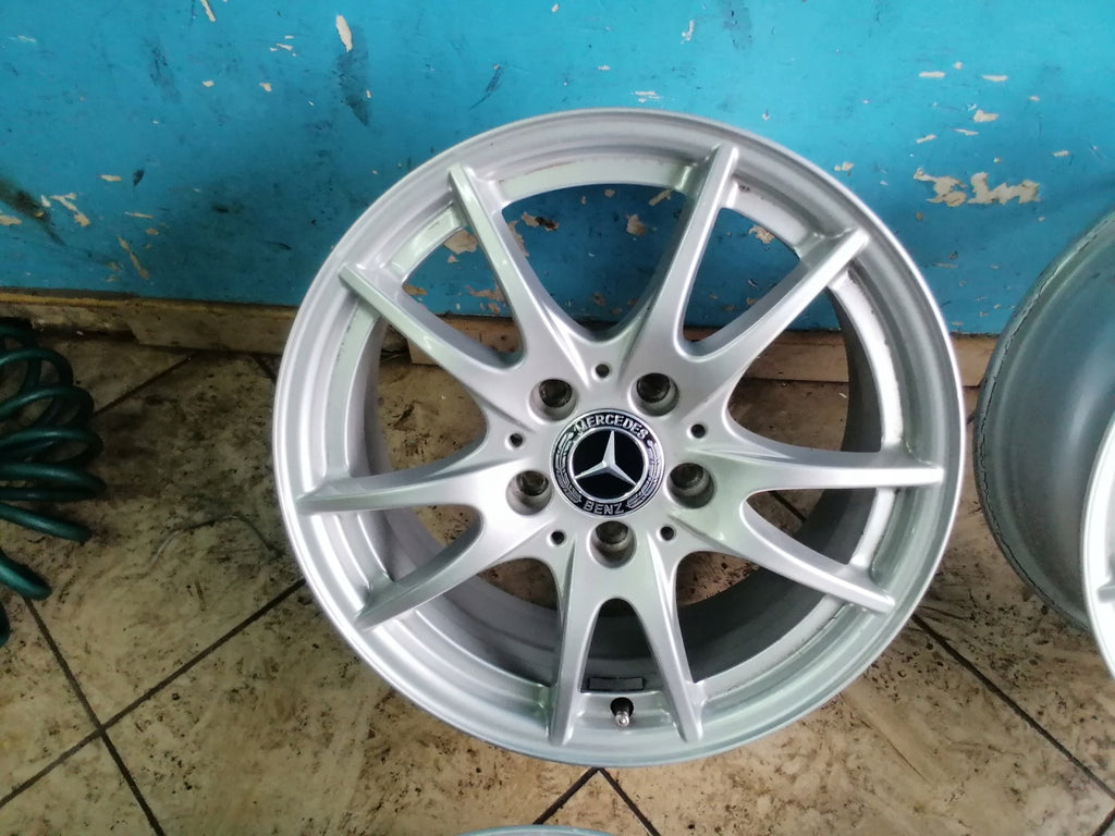 4x Alufelge 16 Zoll 6.5" 5x112 49ET A2464011302 Mercedes-Benz Rim Wheel FEL7214370228lo