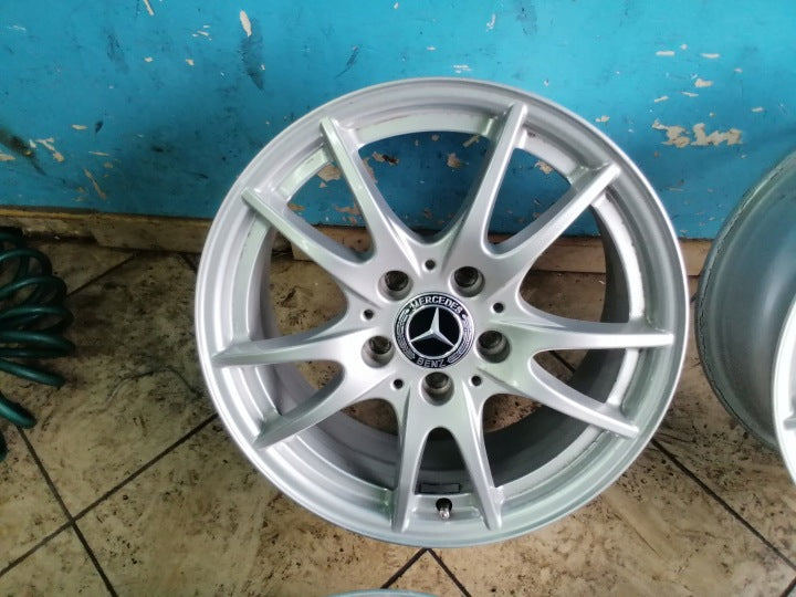4x Alufelge 16 Zoll 6.5" 5x112 49ET A2464011302 Mercedes-Benz Rim Wheel FEL7214370228lo