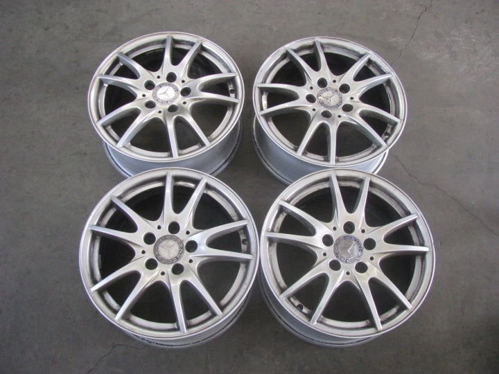 4x Alufelge 16 Zoll 6.5" 5x112 49ET Glanz Silber A2464011302 Mercedes-Benz W246 FEL1725640727bz