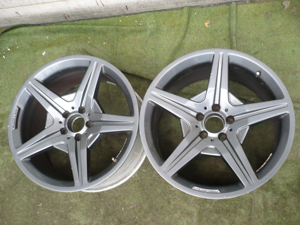 1x Alufelge 19 Zoll 9.5" 5x112 31ET A1714000402, A2114001402 Mercedes-Benz Amg