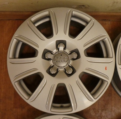 4x Alufelge 16 Zoll 6.5" 5x112 33ET Glanz Silber 8U0601025 Audi Q3 Rim Wheel FEL2846256950fa