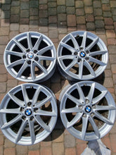 Laden Sie das Bild in den Galerie-Viewer, 4x Alufelge 16 Zoll 7.0" 5x112 52ET Glanz Silber 6855080 BMW Rim Wheel FEL3335970196yb