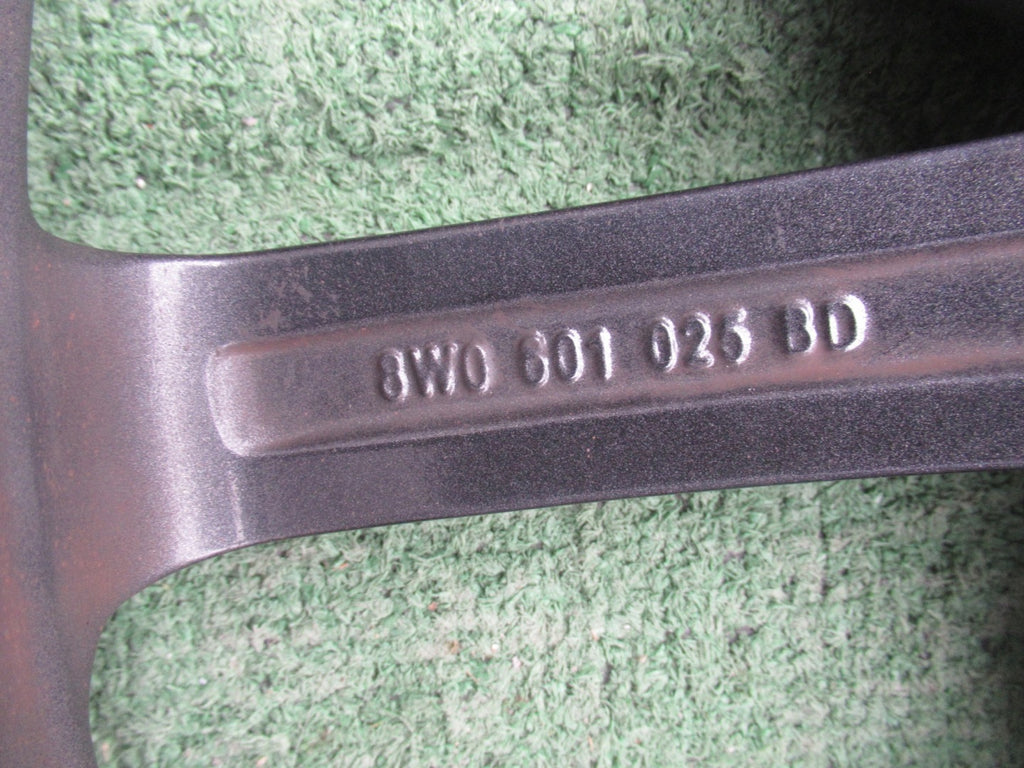 1x Alufelge 19 Zoll 8.5" 5x112 40ET Matt Grau 8W0601025BD Audi A4 Mg Rim Wheel FEL2220570484qv