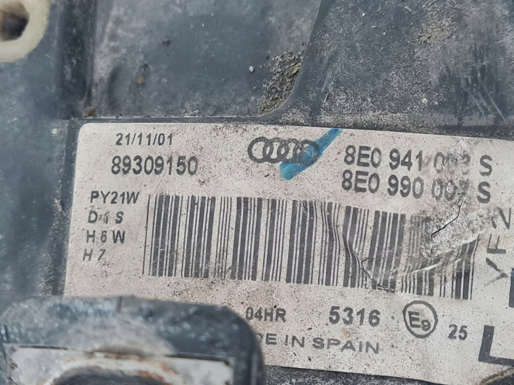 Frontscheinwerfer Audi A4 89309150 Links Scheinwerfer Headlight SCH7870995770bb