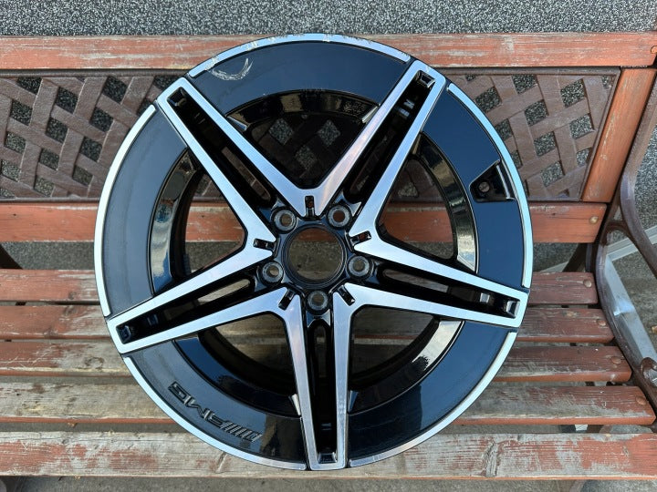 1x Alufelge 18 Zoll 9.0" 5x112 58ET Glanz Schwarz A2064016600 Mercedes-Benz W206 FEL2805762228ex