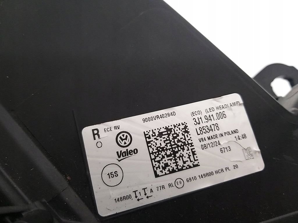 Frontscheinwerfer VW Passat 3J1941006 LED Rechts Scheinwerfer Headlight SCH4879789709hm