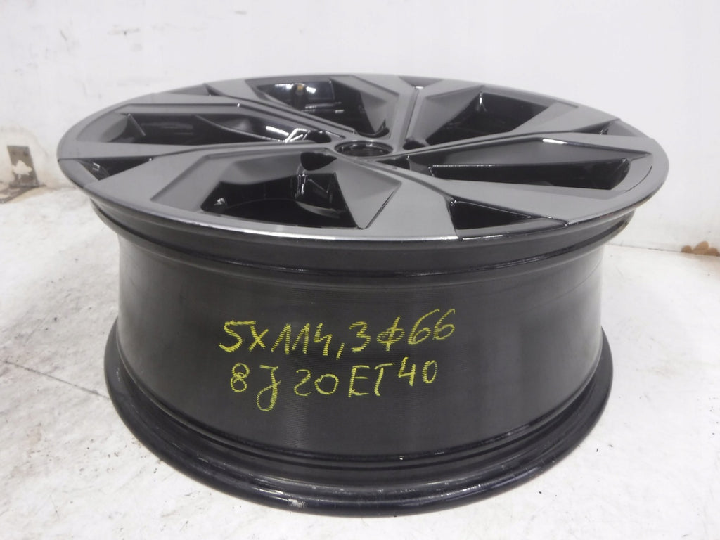 1x Alufelge 20 Zoll 8.0" 5x114.3 40ET Glanz Schwarz 403008811R Alpine I FEL1776203348xq