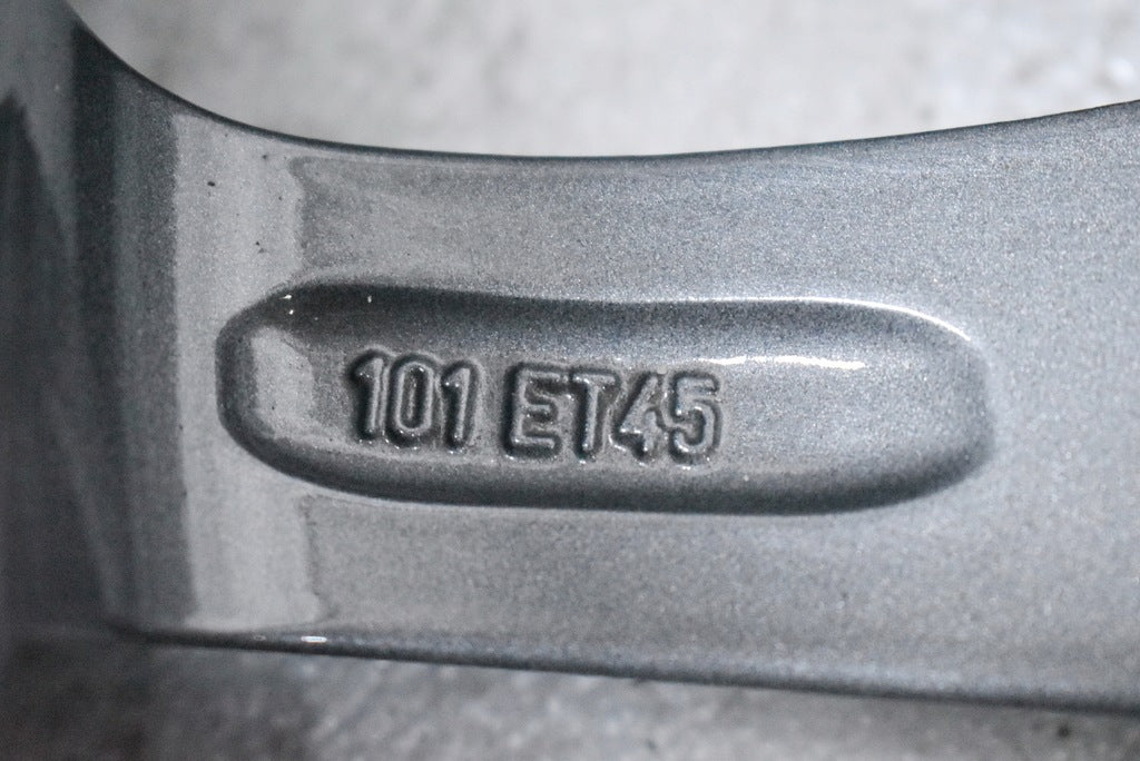 1x Alufelge 16 Zoll 6.5" 5x114.3 45ET Glanz Graphit 42611-YY500 Mg Corolla FEL7209492850kt