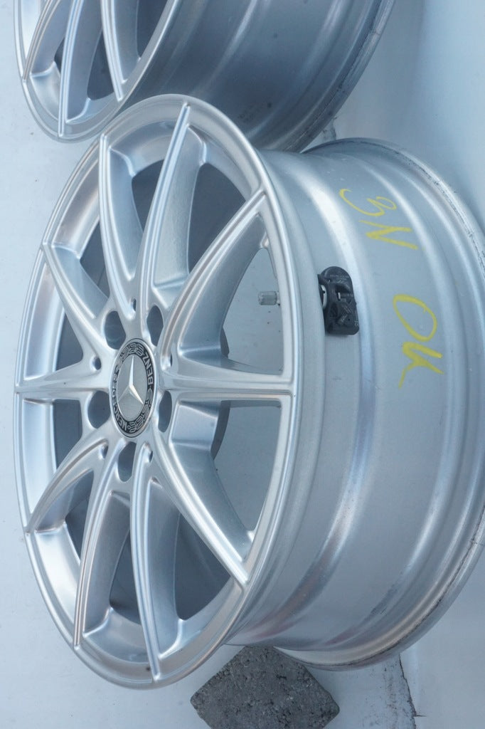 4x Alufelge 16 Zoll 6.5" 5x112 44ET Glanz Silber A1774011100 Mercedes-Benz W177 FEL8822746871up