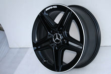 Load image into Gallery viewer, 4x Alufelge 18 Zoll 7.5" 5x112 44ET Matt Schwarz A2054019500 Mercedes-Benz Amg FEL7870386882tp