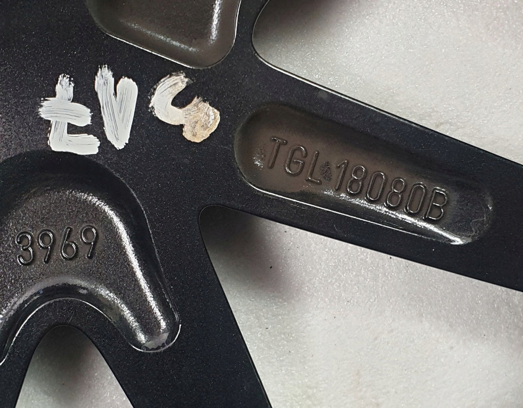 1x Alufelge 18 Zoll 8.0" 5x114.3 50ET TGL18080B Honda Civic X Rim Wheel