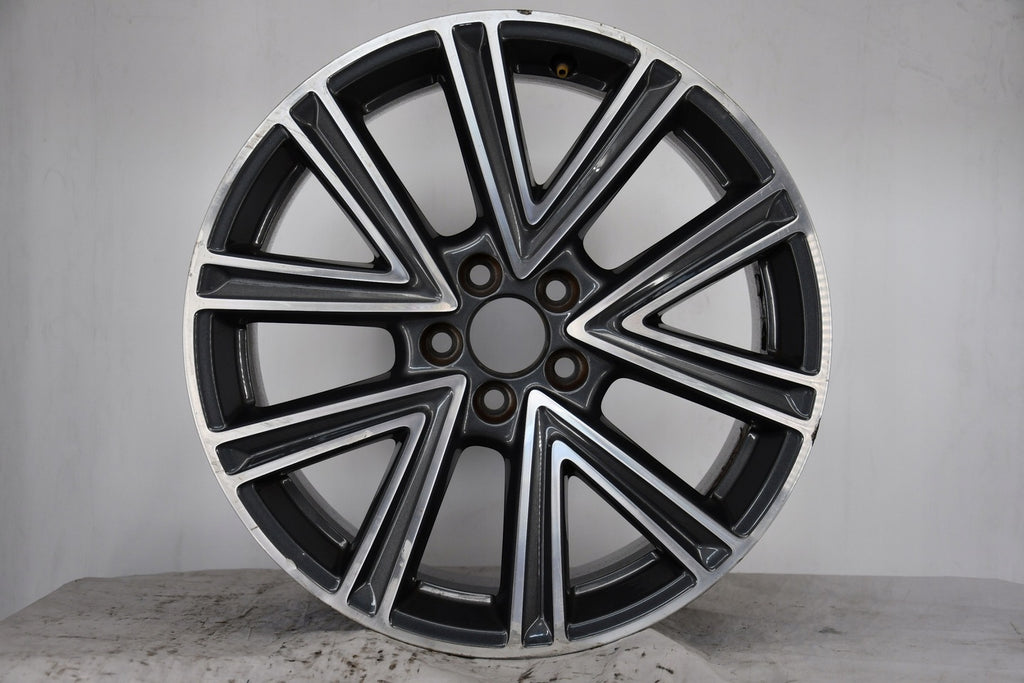 1x Alufelge 17 Zoll 7.5" 5x100 46ET Glanz Graphit 82A601025E Audi Mg Rim Wheel