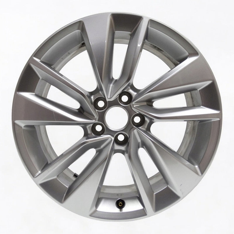 1x Alufelge 17 Zoll 6.5" 5x100 39ET Glanz Silber 2GM601025D VW T-Cross Rim Wheel