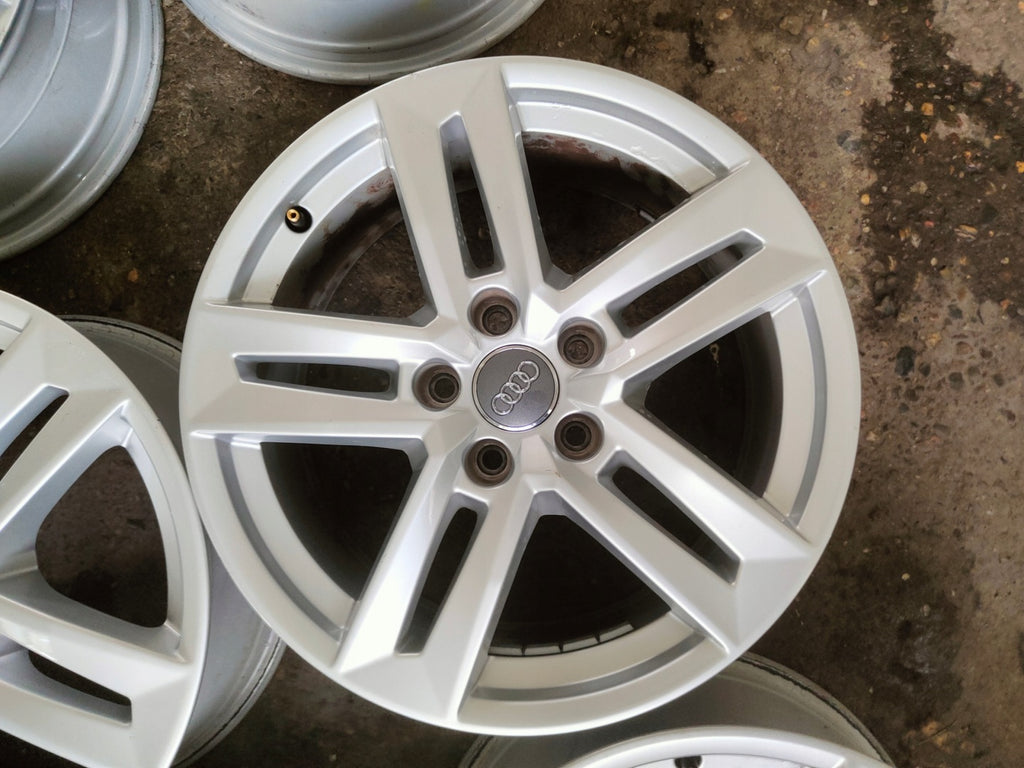4x Alufelge 17 Zoll 7.0" 5x112 42ET Glanz Silber 8W0601025P Audi A4 B8 Rim Wheel FEL6387461937sy