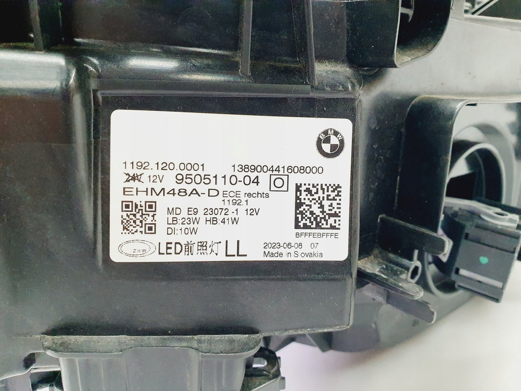 Frontscheinwerfer BMW 4 G22 G23 G26 9505110-04 Full LED Rechts Headlight SCH7827344169ex