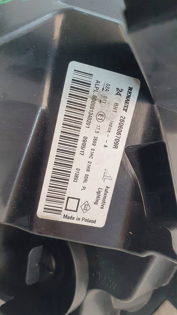 Frontscheinwerfer Dacia Duster 260606709 Rechts Scheinwerfer Headlight