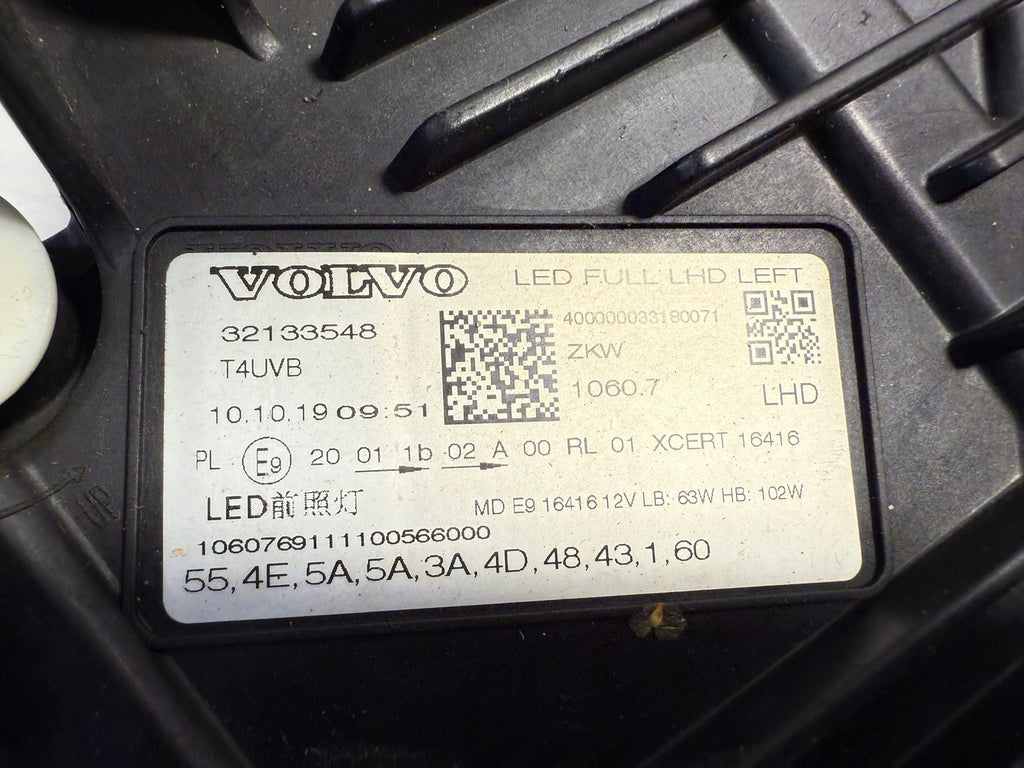 Frontscheinwerfer Volvo Xc60 32133548 LED Links Scheinwerfer Headlight SCH5296625678vz