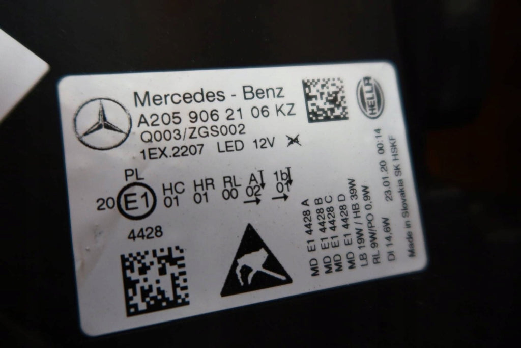 Frontscheinwerfer Mercedes-Benz W205 A2059062106 Links Scheinwerfer Headlight SCH4342247919jp