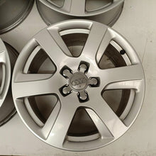Laden Sie das Bild in den Galerie-Viewer, 4x Alufelge 17 Zoll 7.5" 5x112 37ET Glanz Silber 4G0601025L Audi A6 Rim Wheel FEL2105206552mj