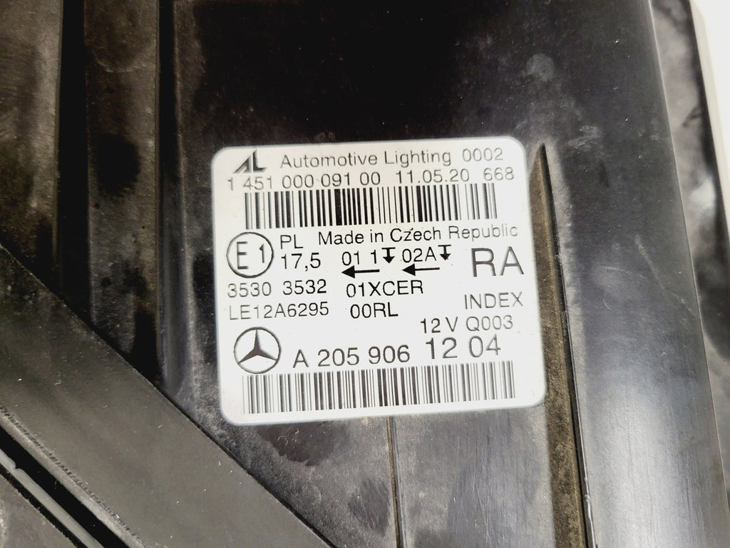 Frontscheinwerfer Mercedes-Benz W205 A2059061204 Rechts Scheinwerfer Headlight SCH2904428462xp