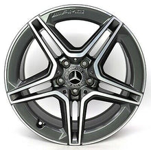 Laden Sie das Bild in den Galerie-Viewer, 1x Alufelge 18 Zoll 8.0" 5x112 43ET Glanz Schwarz A2134016300 Mercedes-Benz W213 FEL8088506314pz