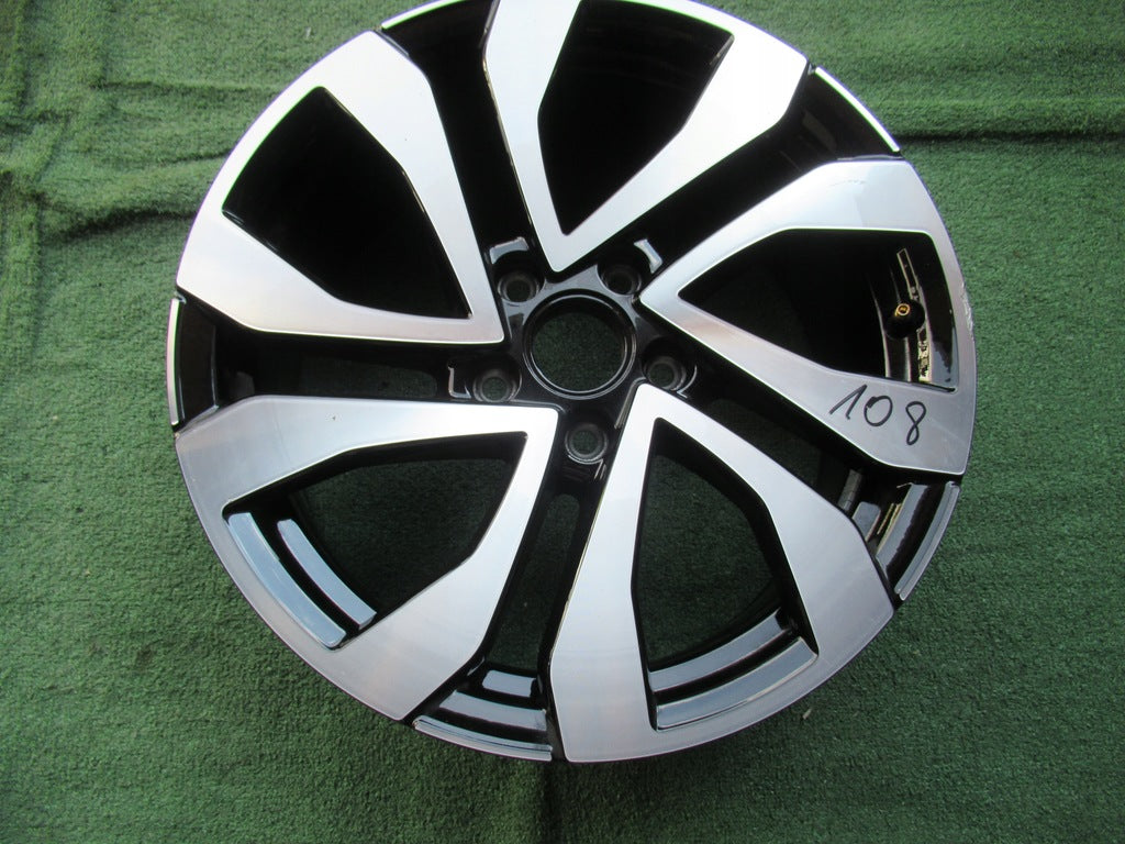 1x Alufelge 17 Zoll 7.0" 5x112 45ET Glanz Schwarz 2GA601025 VW T-Roc Rim Wheel FEL9741608409nj