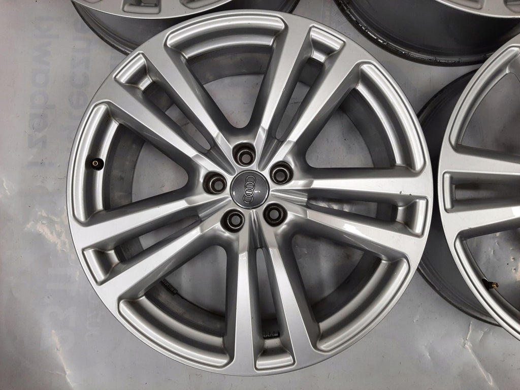 4x Alufelge 20 Zoll 8.0" 5x112 28ET Glanz Silber Audi Q7 Rim Wheel FEL9915999156aj