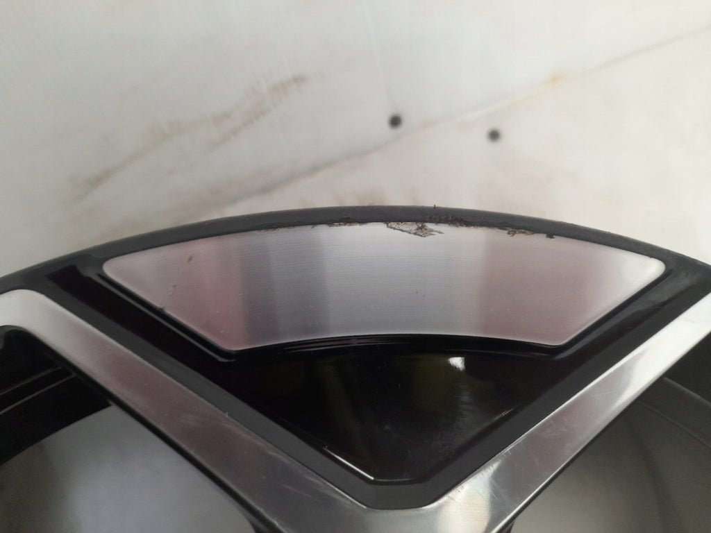 1x Alufelge 17 Zoll 7.0" 5x108 47 5ET Glanz Schwarz R1TC-1007-A1A Ford I FEL1851891534in