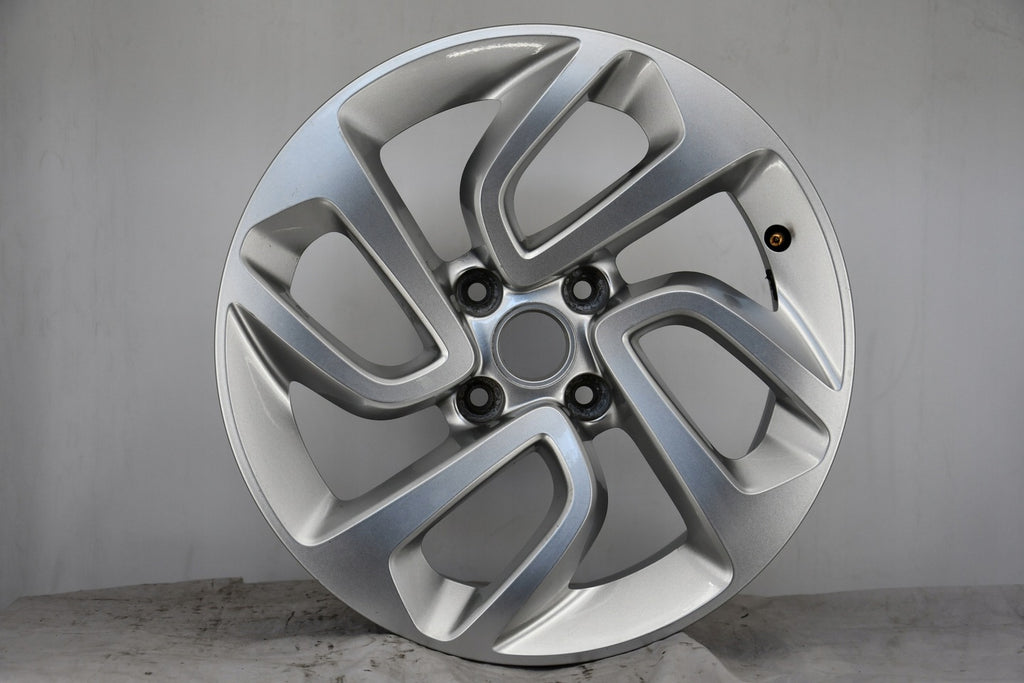 1x Alufelge 16 Zoll 6.5" 4x108 20ET Glanz Silber 39007897 Opel Crossland