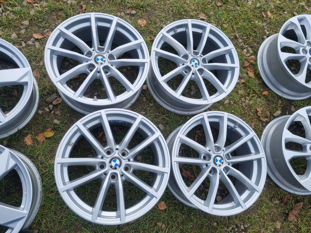 4x Alufelge 17 Zoll 7.5" 5x112 30ET Glanz Silber 6883520 BMW G01 G02 Rim Wheel FEL5390766835ox