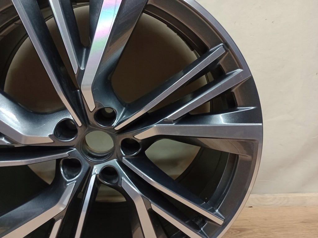 1x Alufelge 20 Zoll 9.0" 5x112 42ET Glanz Schwarz 5LA601025 Skoda Enyaq FEL1795815949vr